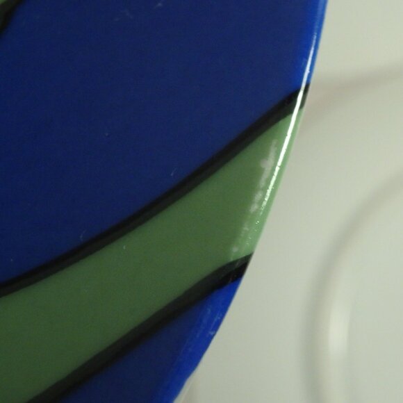 4 Fitz & Floyd Variations Parrots Birds 7" Salad Dessert Plates Dish Japan 1974 - Picture 5 of 6